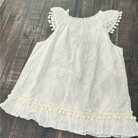 J. Crew White Eyelet Blouse with Ruffles - Picture 9 of 11